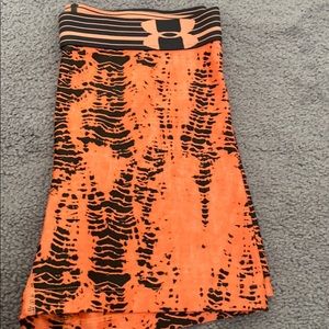 neon orange snake skin spandex